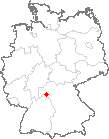 Karte Leinach, Unterfranken